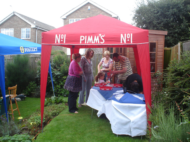 Just tasting the Pimm's - before the guests arrive!!